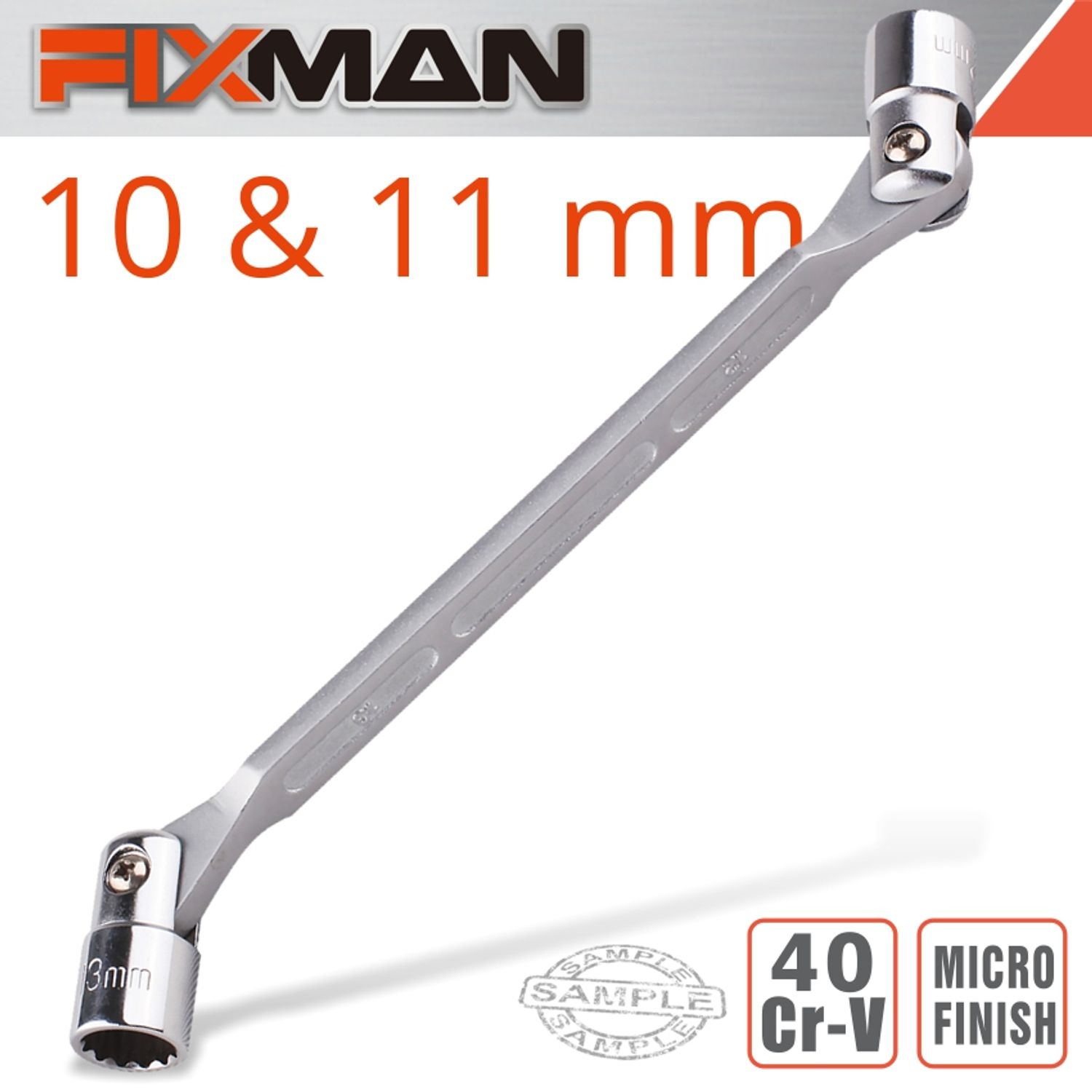 FIXMAN Hinged Socket Wrench 10x11mm
